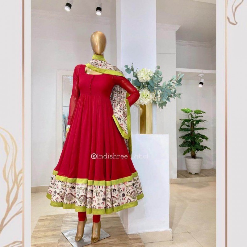 south indian fashion gowns